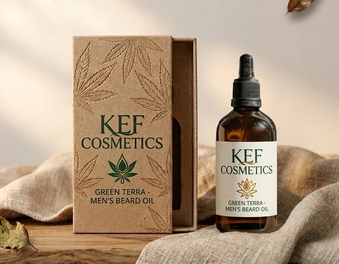 KEF's Green Terra - Men's Beard Oil 🌿🧔🏻‍♂️