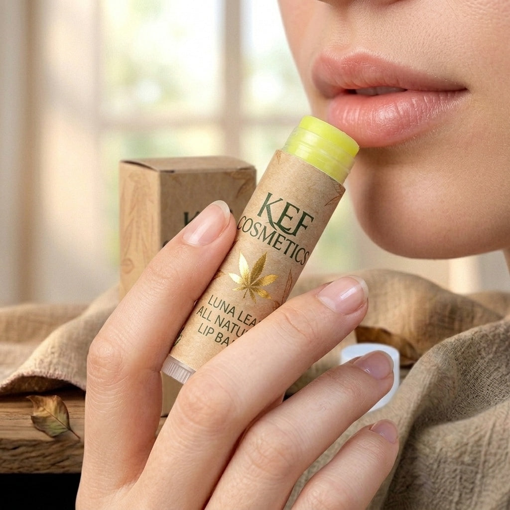 KEF's Luna Leaf All-Natural Lip Balm 🍃