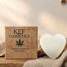 KEF's Seamoss & Lavender Facial Soap for Skin Repair