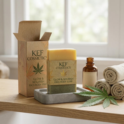 KEF’s Glow & Nourish Face/Body Soap 🥭✨