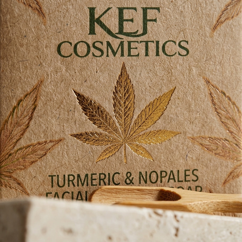 KEF's Turmeric & Nopales Facial Cleanser Soap 🌵